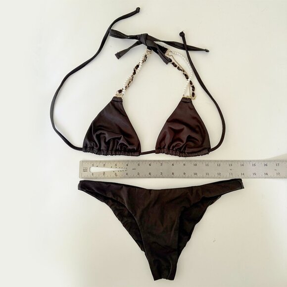 Beach Bunny Bikini with Charms, Pearl and Chains, Runway collection_S - Picture 11 of 12